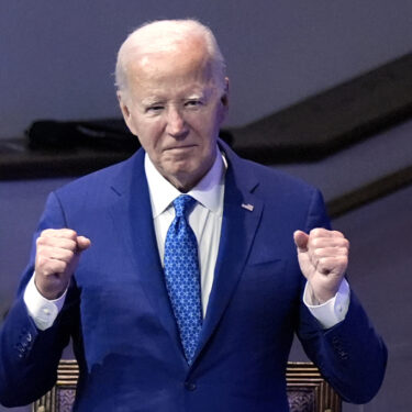 President Joe Biden attends a church service at Mt. Airy Church of God in Christ, Sunday, July 7, 2024, in Philadelphia (AP Photo/Manuel Balce Ceneta)