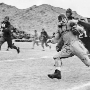 Foootball  College  Game Sun Bowl 1937 Texas  vs W. Virginia