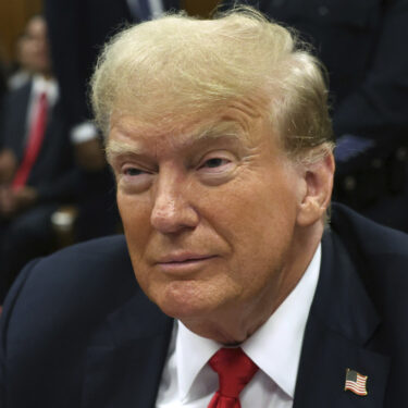 Former President Donald Trump appears at Manhattan criminal court before closing arguments in his hush money trial in New York, Tuesday, May 28, 2024. (Spencer Platt/Pool Photo via AP)