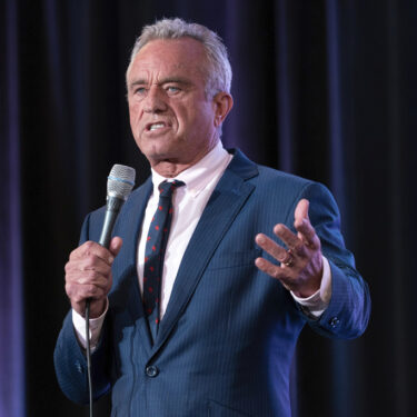 Independent presidential candidate Robert F. Kennedy Jr. speaks during the Libertarian National Convention at the Washington Hilton in Washington, Friday, May 24, 2024. (AP Photo/Jose Luis Magana)